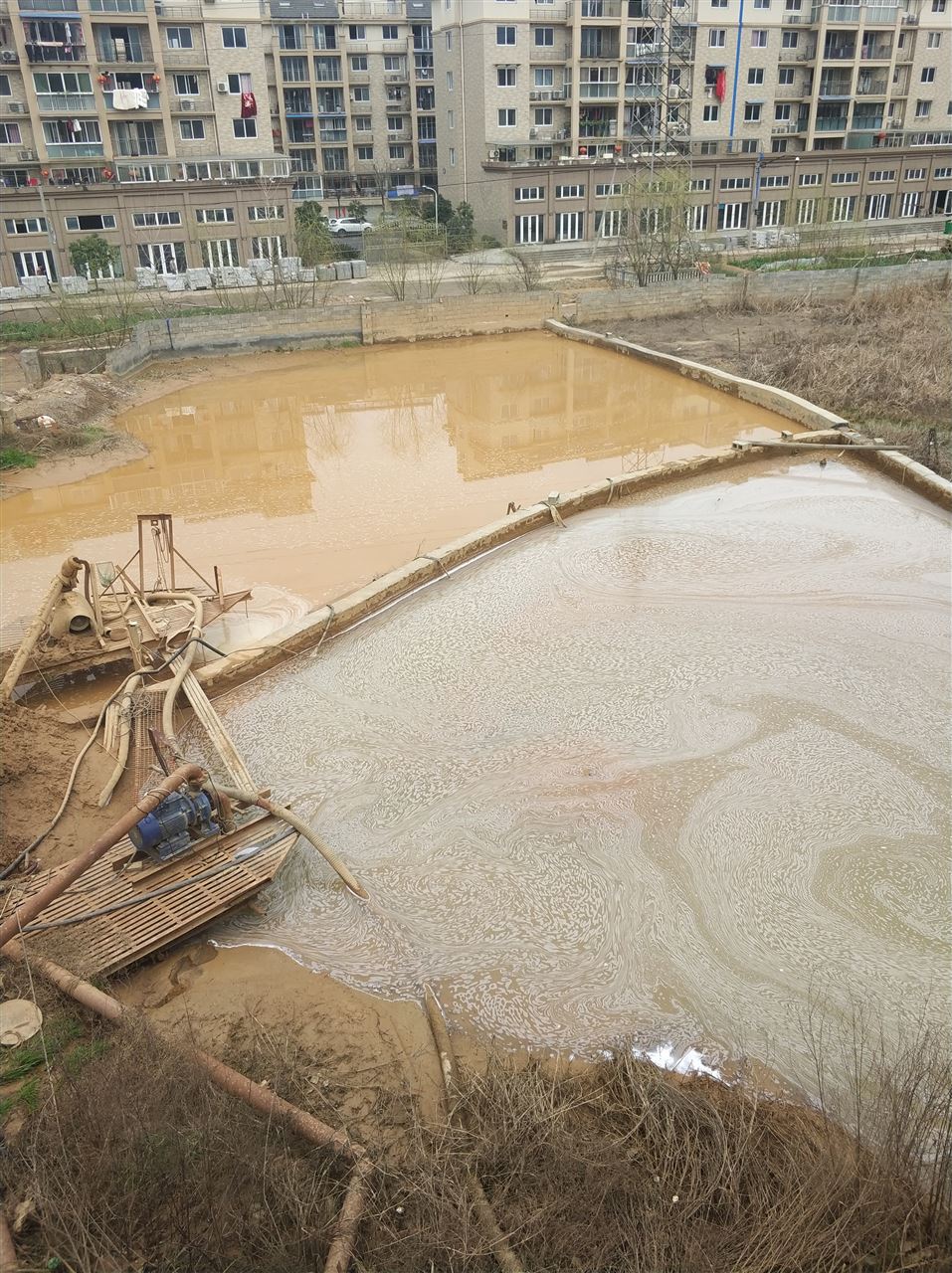 佛罗镇沉淀池淤泥清理-厂区废水池淤泥清淤